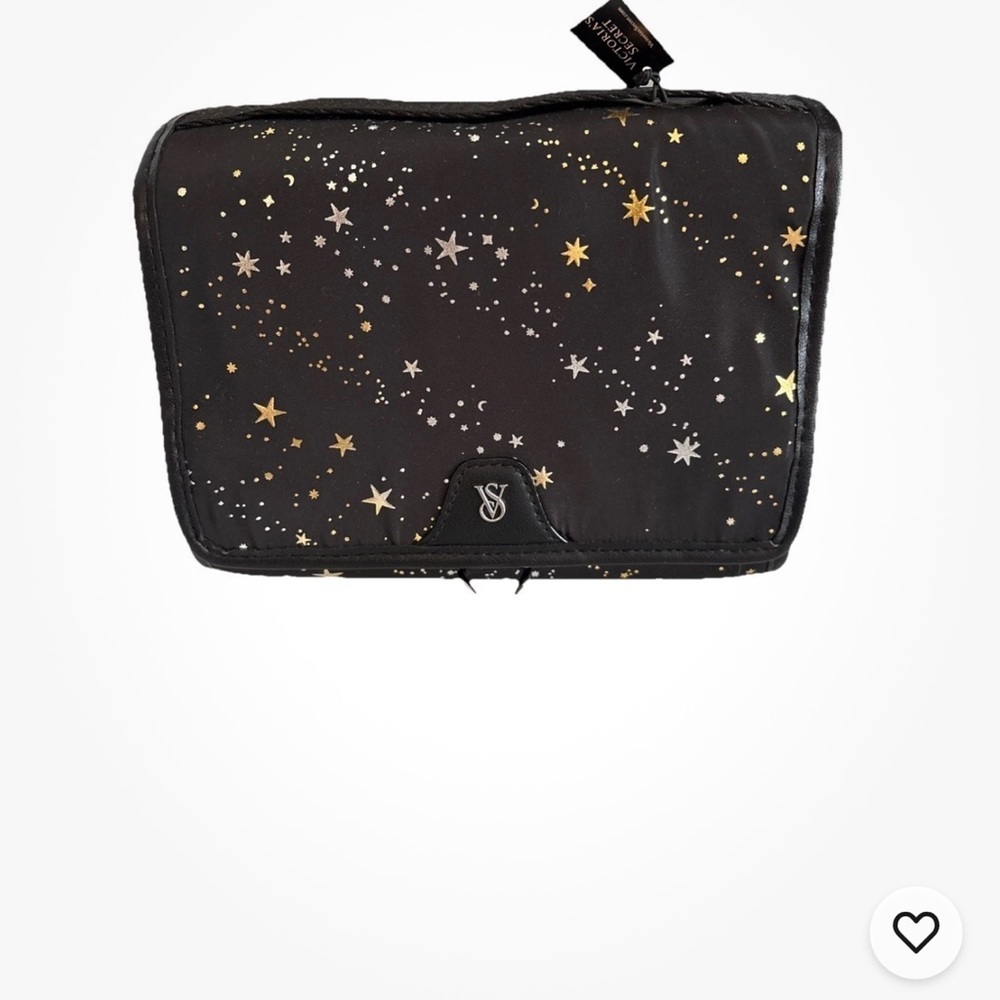 Victoria's Secret Black and Gold Star Cosmetic Organizer - Picture 2 of 7